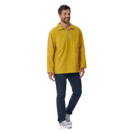 Vareuse traditionnelle en toile jaune miel | Mousqueton