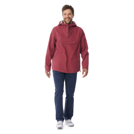Vareuse à capuche Femme et Homme rouge brique | Mousqueton