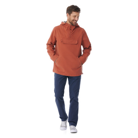Vareuse à capuche Femme et Homme orange tuile | Mousqueton
