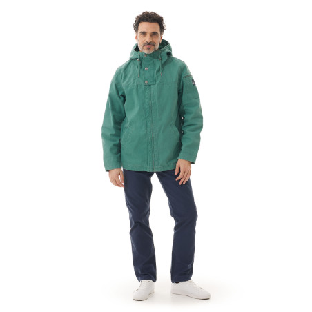 Veste en toile vert tennis déperlante Homme | Mousqueton