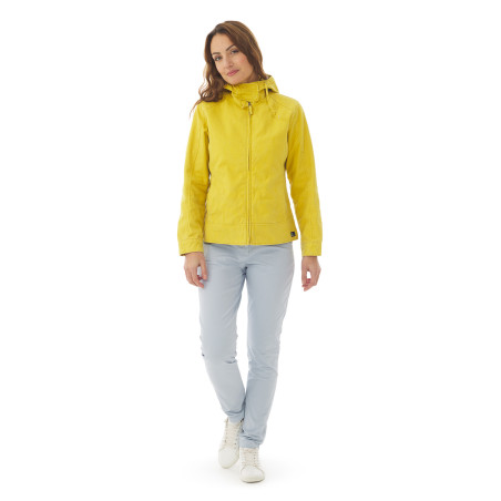 Veste jaune femme Fiona - Toile canvas déperlante | Mousqueton