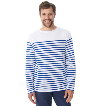 Marinière bretonne homme bleu royal | Mousqueton