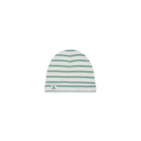 Bonnet rayé en coton enfant | Mousqueton