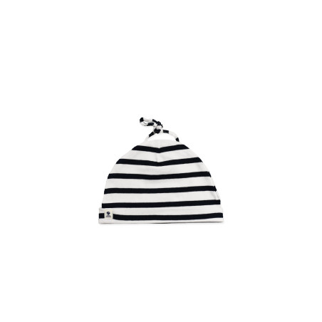Bonnet rayé en coton bébé MIMI BABY-B | Mousqueton