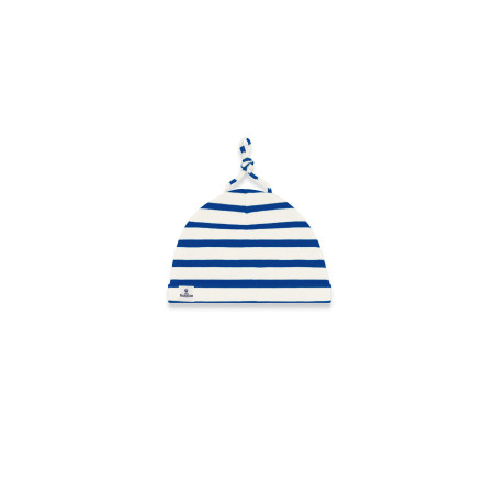 Bonnet rayé en coton bébé MIMI BABY-B | Mousqueton
