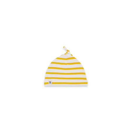 Bonnet rayé en coton bébé MIMI BABY-B | Mousqueton