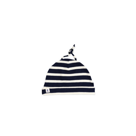 Bonnet rayé en coton bébé MIMI BABY-B | Mousqueton