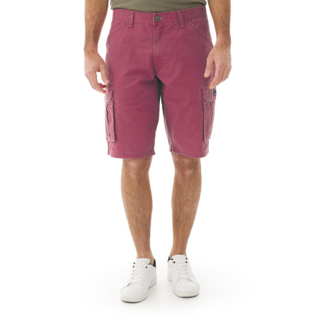 Bermuda cargo Homme rouge brique | Mousqueton