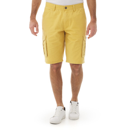 Bermuda cargo Homme jaune miel | Mousqueton