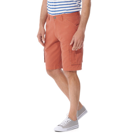 Bermuda cargo Homme orange tuile | Mousqueton