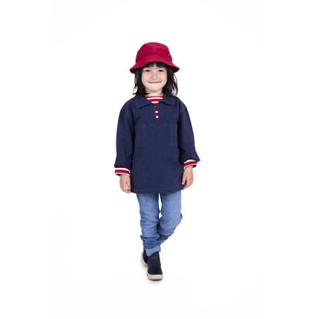 Vareuse en toile bleu marine enfant | Mousqueton