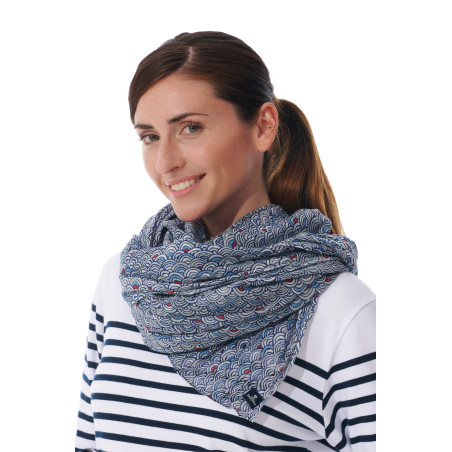 Foulard à motifs marins | Mousqueton