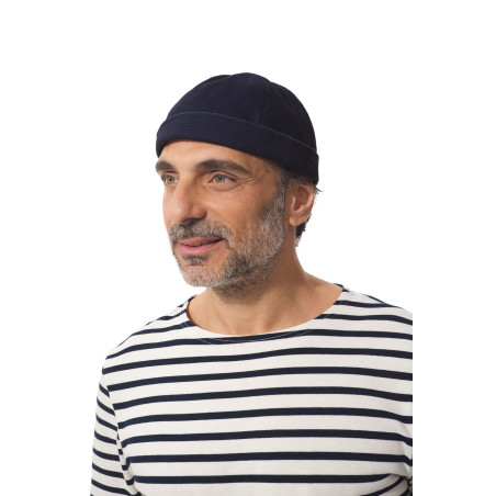 Bonnet traditionnel marin bleu marine | Mousqueton