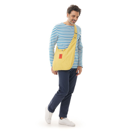 Sac bandoulière en toile | Mousqueton