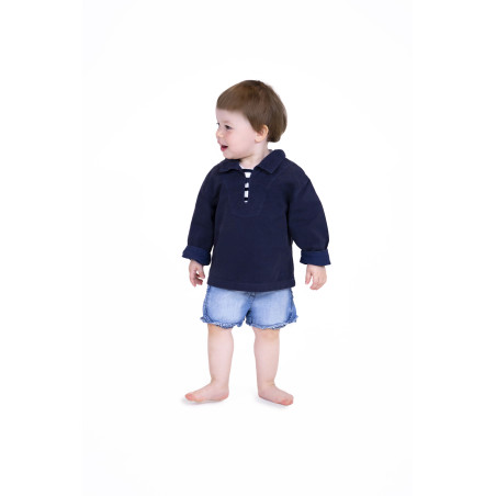 Vareuse en toile bleu marine bébé | Mousqueton