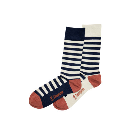 Chaussettes aux rayures inversées | Mousqueton