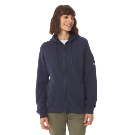 Sweat à capuche zippé femme | Mousqueton