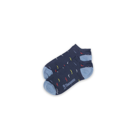 Short cotton ankle socks from 37 to 46 | Mousqueton