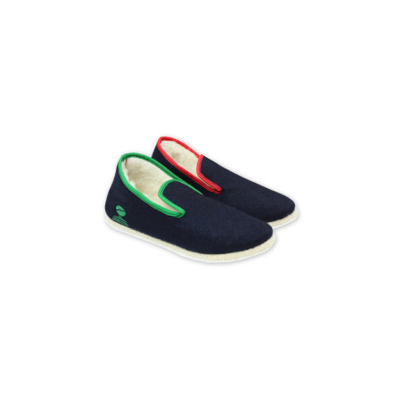 Charentaises en laine made in France Rivalin | Mousqueton