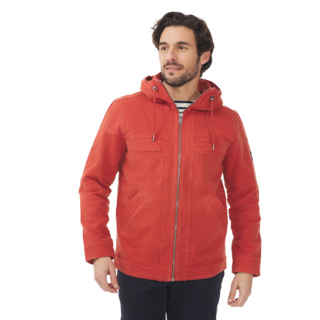 Veste à capuche homme en toile | Mousqueton