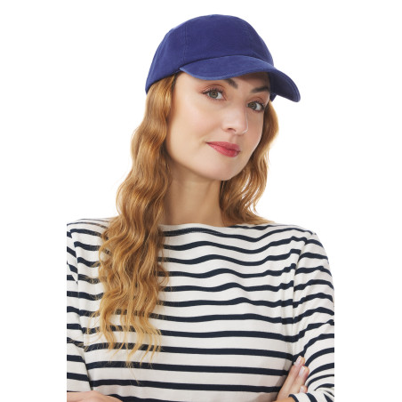 Casquette baseball réglable bleu regate | Mousqueton