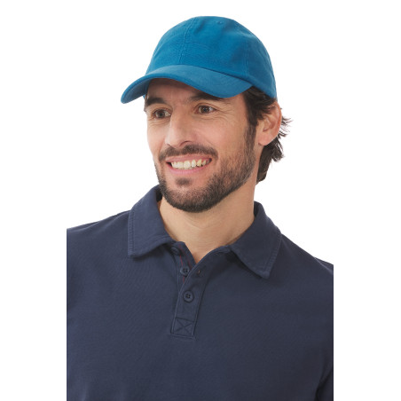 Casquette baseball réglable bleu abysse | Mousqueton