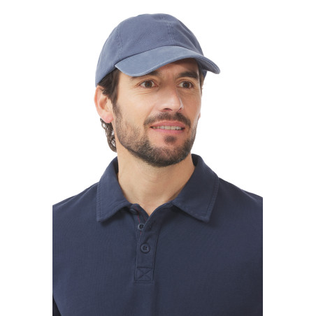 Casquette baseball réglable gris chardon | Mousqueton