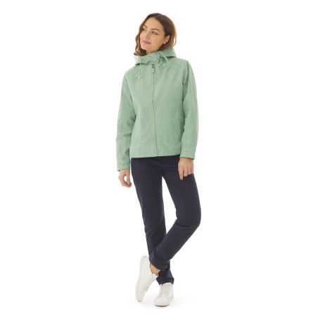 Veste à capuche en toile Femme| Mousqueton