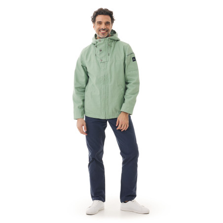 Veste en toile déperlante vert opale Homme | Mousqueton