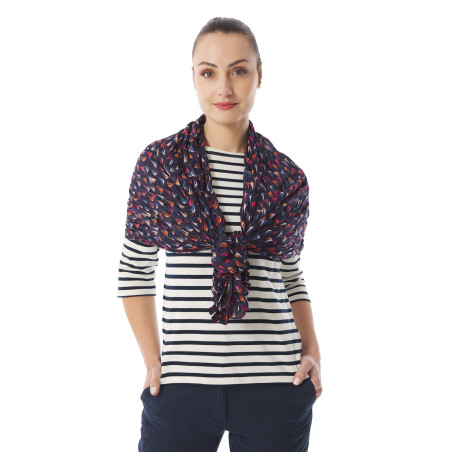 Foulard à motifs marins | Mousqueton