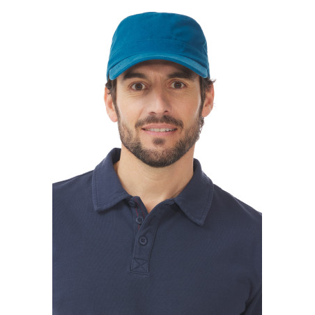 Casquette de marin réglable bleu abysse | Mousqueton