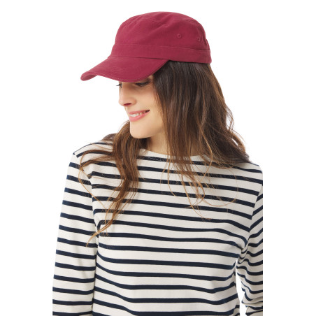 Casquette de marin réglable rouge brique | Mousqueton