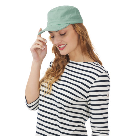 Casquette de marin réglable vert clair | Mousqueton
