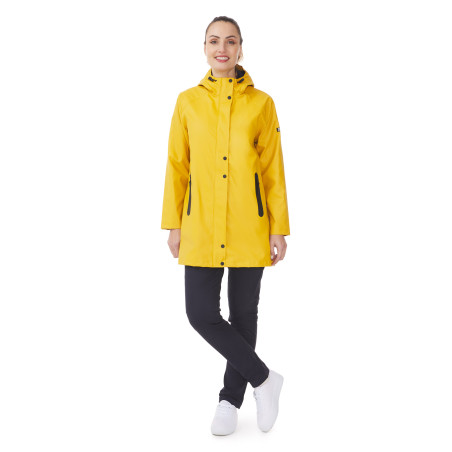 Ciré à capuche femme jaune miel | Mousqueton