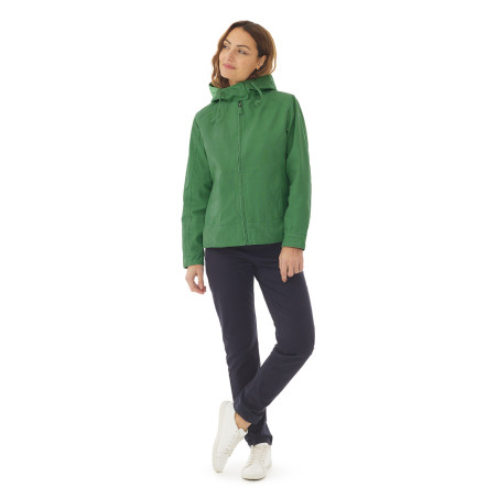 Women's canvas hooded jacket | Mousqueton