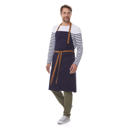 Navy kitchen apron I Mousqueton