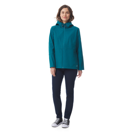 Veste à capuche softshell femme | Mousqueton