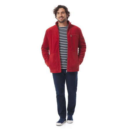 Men's zipped corduroy jacket | Mousqueton