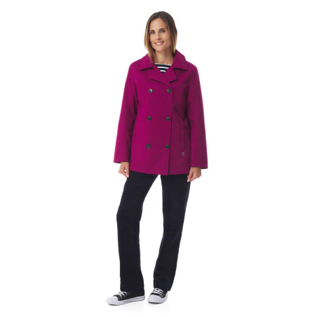 Women's lined peacoat | Mousqueton