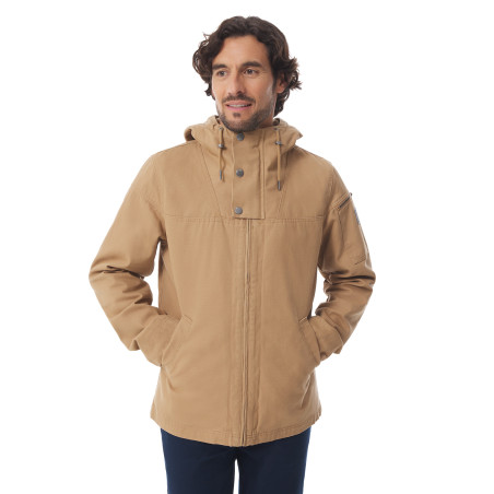 Veste en toile déperlante beige Homme | Mousqueton