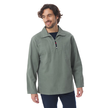 Vareuse traditionnelle de marin vert kaki | Mousqueton
