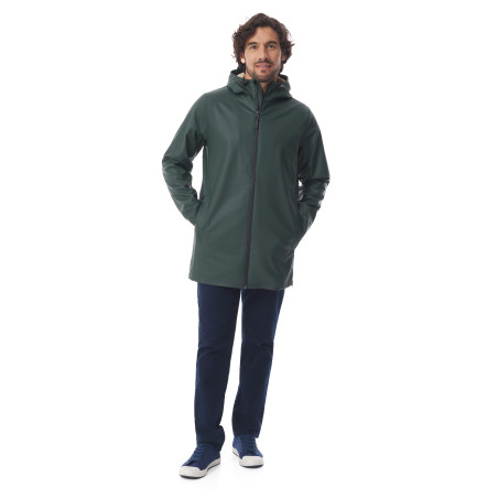 Ciré vert foncé imperméable mixte | Mousqueton