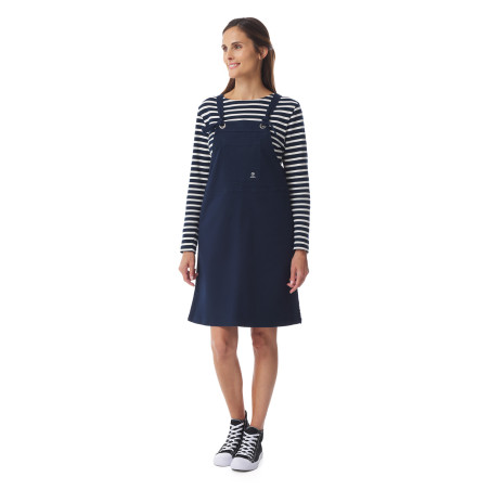 Cotton overall dress | Mousqueton