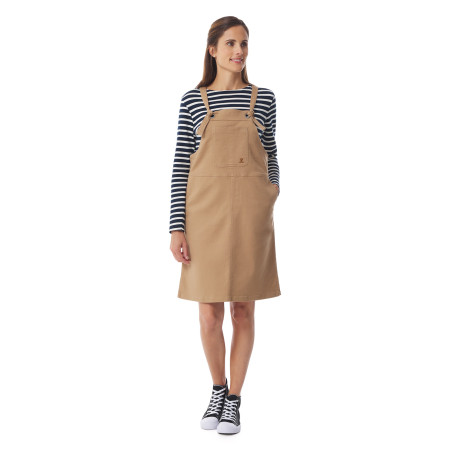 Cotton overall dress | Mousqueton