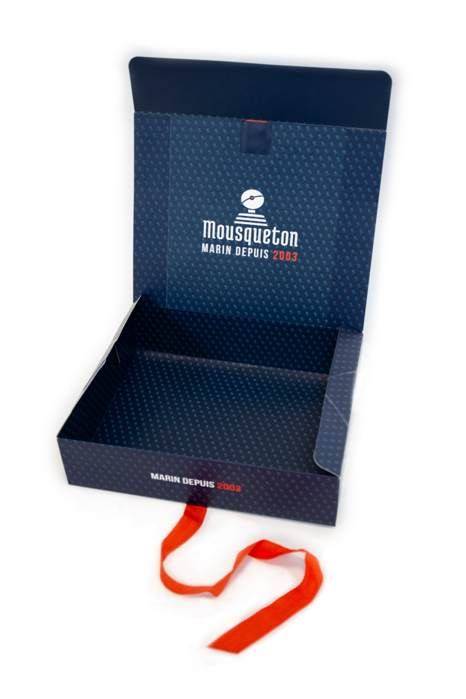 BOITE CADEAU RECTANGLE MARINE