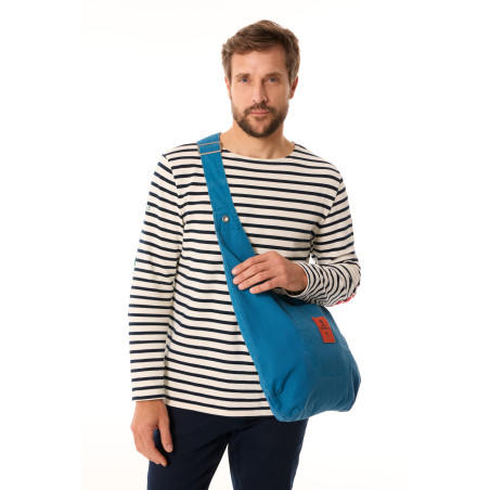 Sac bandoulière en toile | Mousqueton