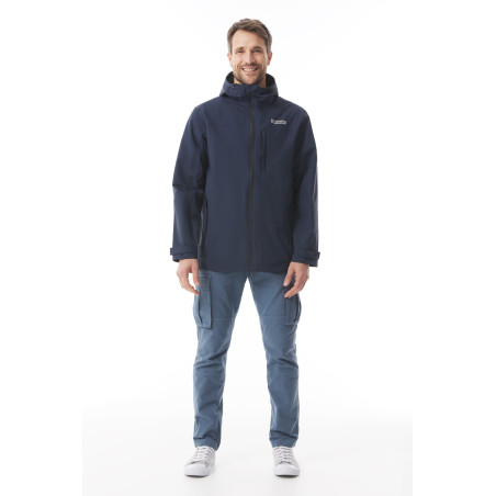 Veste coupe-vent compacte bleu marine | Mousqueton
