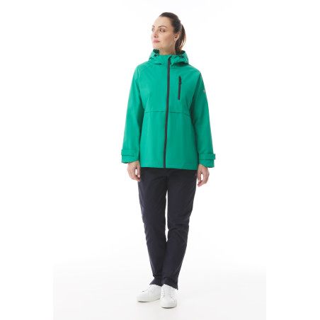 Coupe vent léger et compact  femme vert jade | Mousqueton