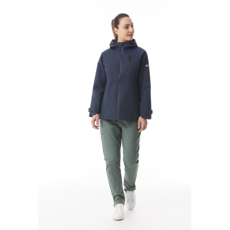 Coupe vent léger et compact femme bleu marine | Mousqueton