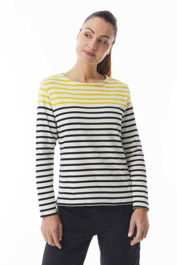 MARINETTE BICOLORE ECRU - MARINE - ECRU - MIEL